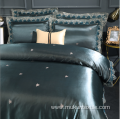 Lace 100 polyester double duvet cover bedding set